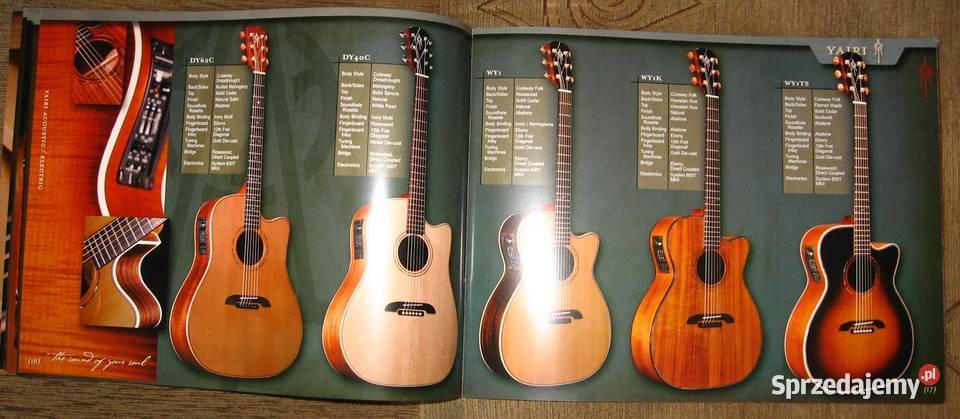 Alvarez 2005 guitar catalog katalog gitar Kępice