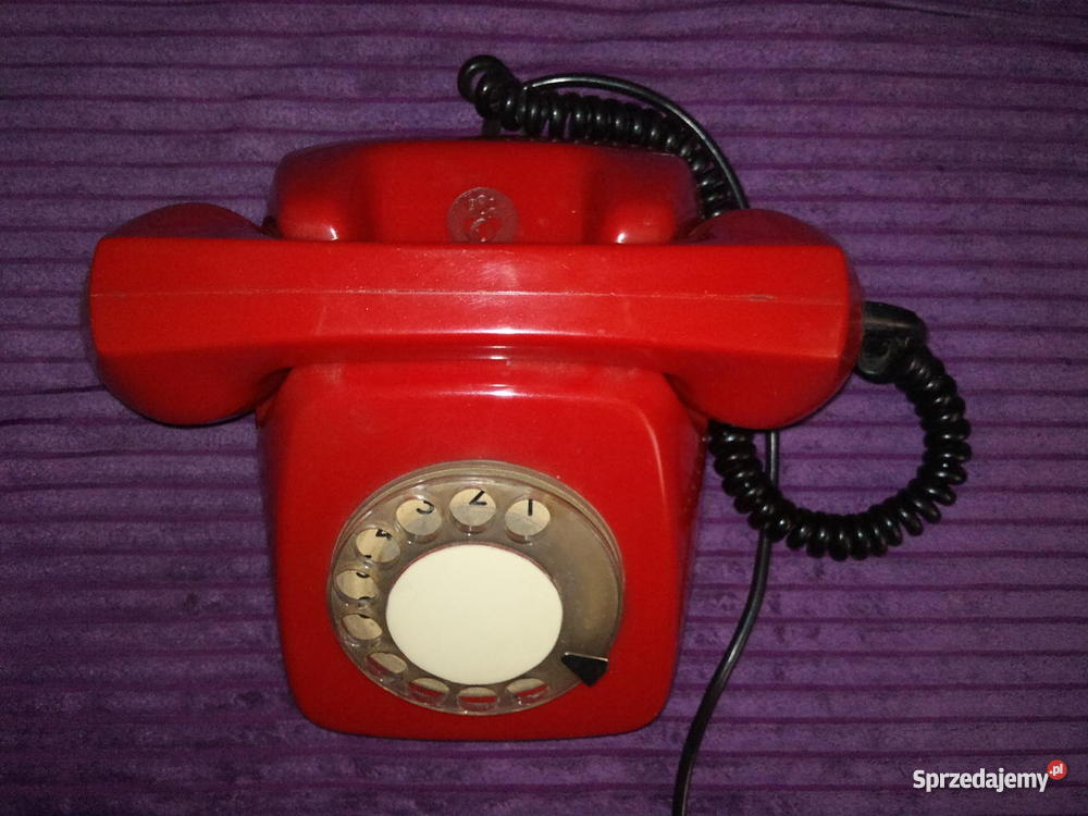 Telefon z tarcza PRL Warszawa