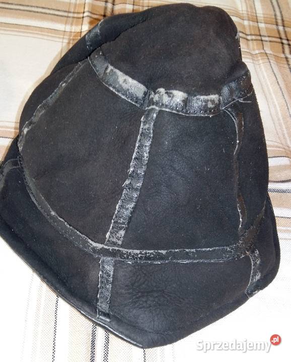 Czapka zimowakożuchowa męskaczarna Dla mężczyzn Łódź