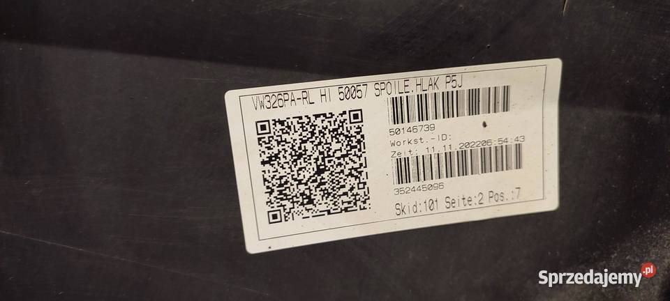 VW TIGUAN II ZDERZAK TYŁ RLINE LP5J 2023