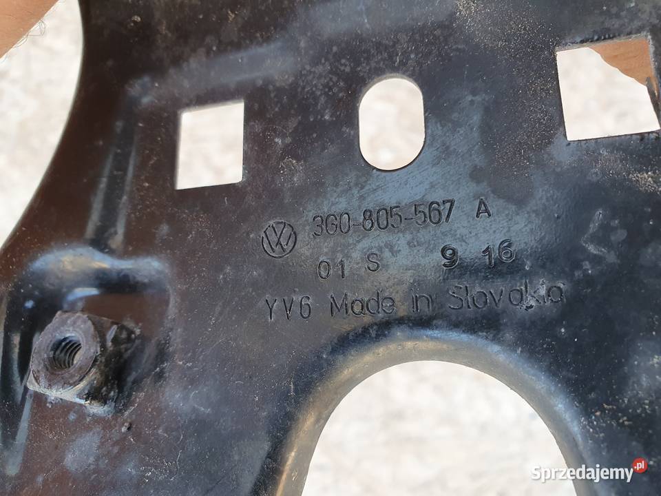 VW PASSAT B8 MOCOWANIE ZAMKA MASKI 3G0805567A Międzychód