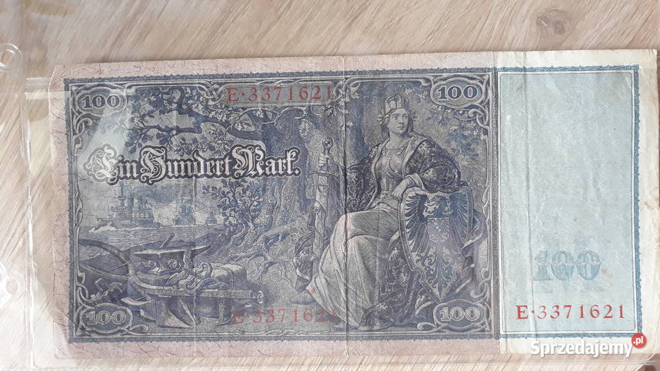 100 Marek Niemcy 1919 r seria E Numizmatyka Konin