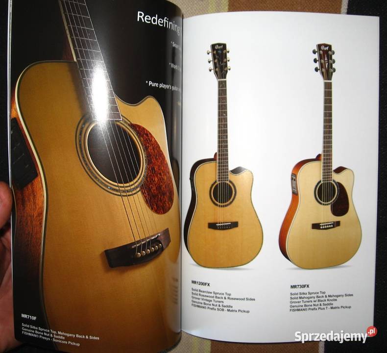 Cort Electrics Acoustics Guitars 2013 Catalog pomorskie Kępice