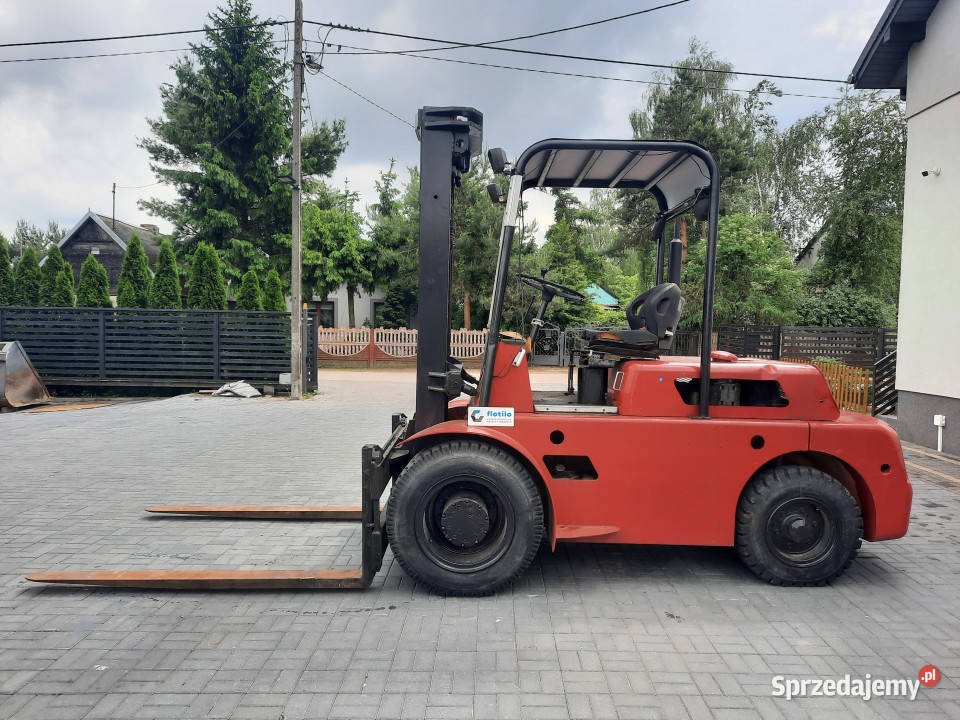 Wózek widłowy FIAT OM DI 60 udźwig 6 ton 4 m Mały Rudnik