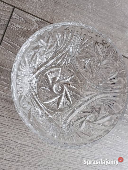 SZKLANA MISKA KRYSZTAŁ CIĘTY 4 wielkopolskie Poznań