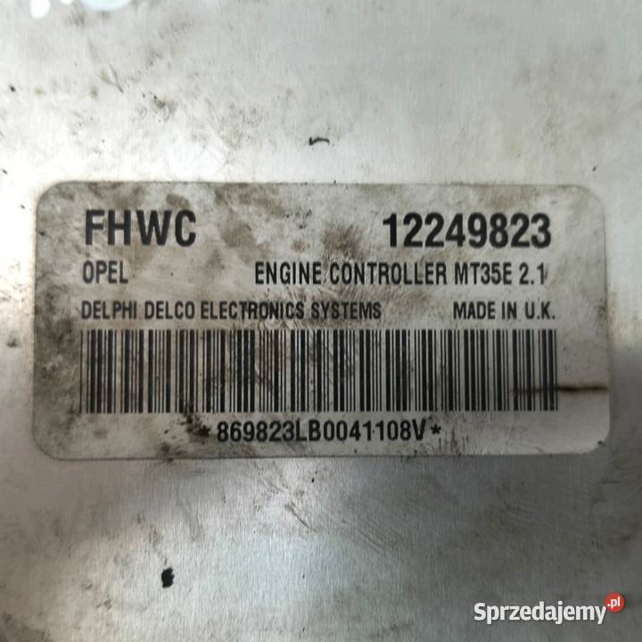STEROWNIK SILNIKA ECU Opel Astra G Zafira A osobowe lubelskie Chełm