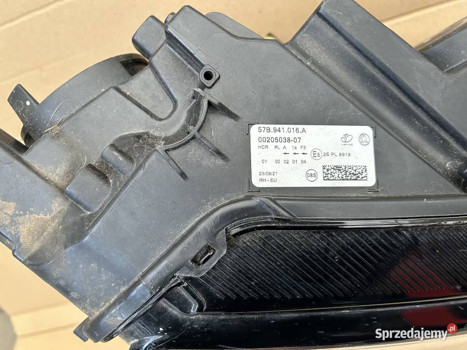 Lampa skoda katów 57b941016a lubuskie Sulechów