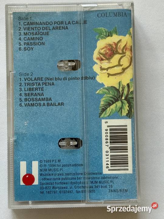 Gipsy KingsMosaique kaseta MC lubelskie Lublin