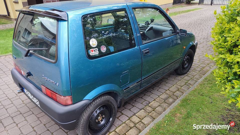 Fiat Cinquecento 900S wtrysk 78 nieuszkodzony Samochody osobowe śląskie Mierzęcice