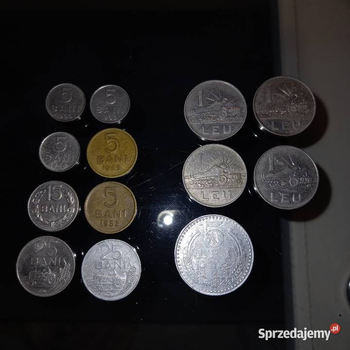 monety obiegowe 1953 1978 LEU Rumunia Romania Zemborzyce Podleśne