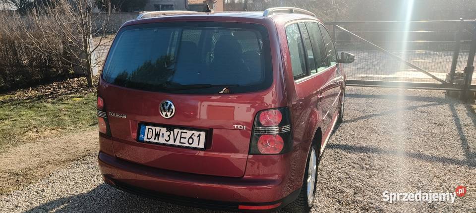 Volkswagen Touran 19tdi automat DSG 230 przebieg Volkswagen Kąty Wrocławskie