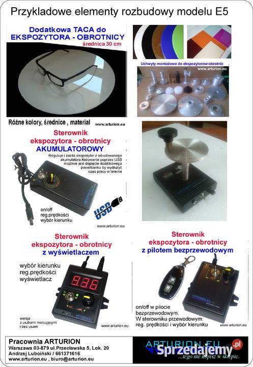 EKSPOZYTOR OBROTNICA FOTO 3D do 5 śr30 stała Sklep mazowieckie Warszawa