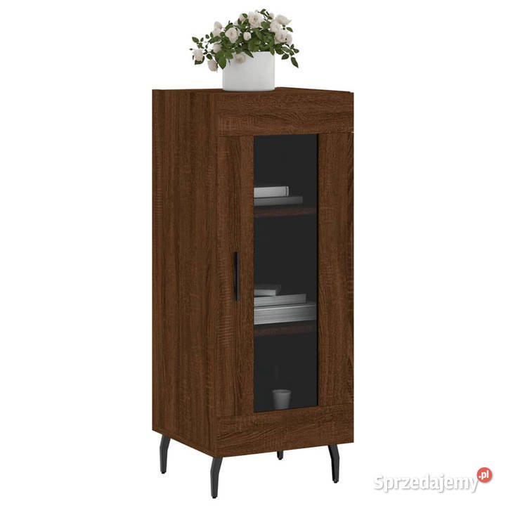 Szafka brązowy dąb 345x34x90 materiał Warszawa