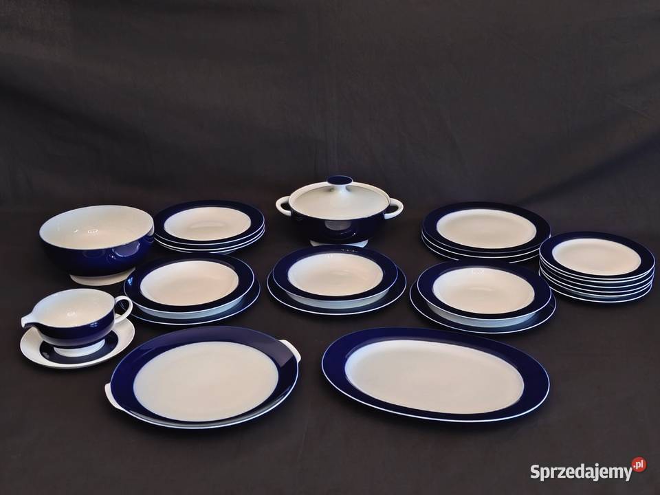 Serwis obiadowy kobaltowy 6 os Thomas grupy Chełm sprzedam