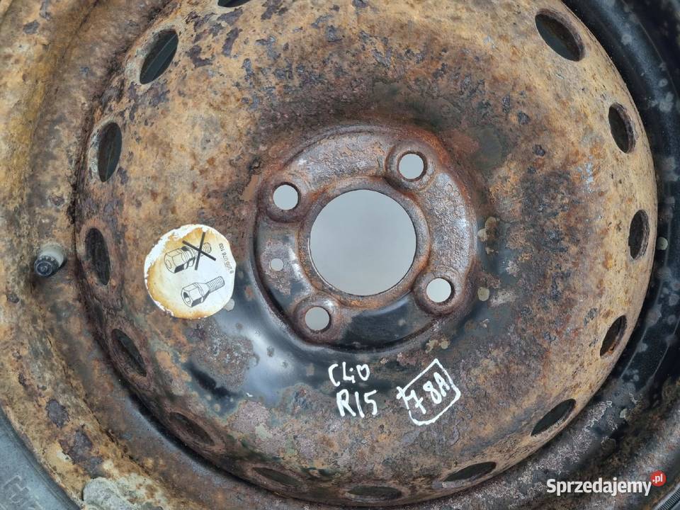 Clio II III Kangoo KOŁO ZAPASOWE Zapas 18565 R15 Rudka