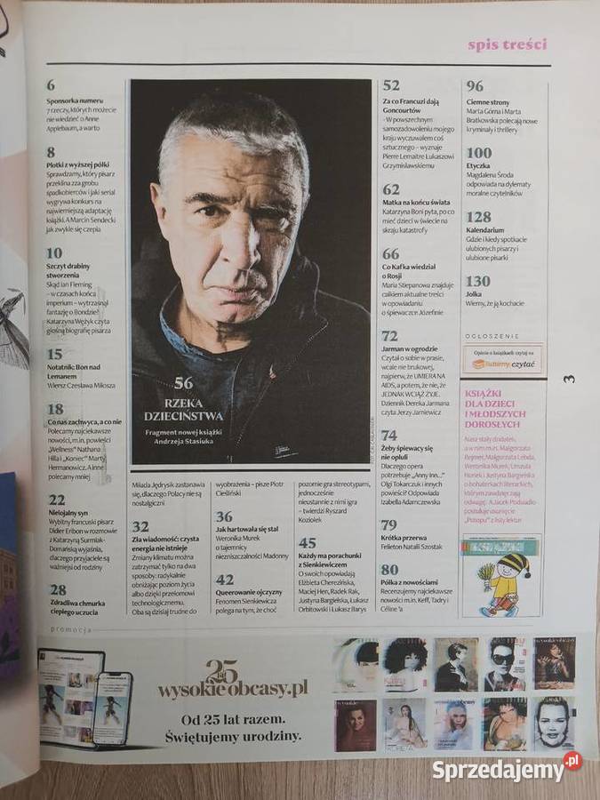 Książki Magazyn do czytania 4 numery Miłoszewski Czasopisma małopolskie Kraków