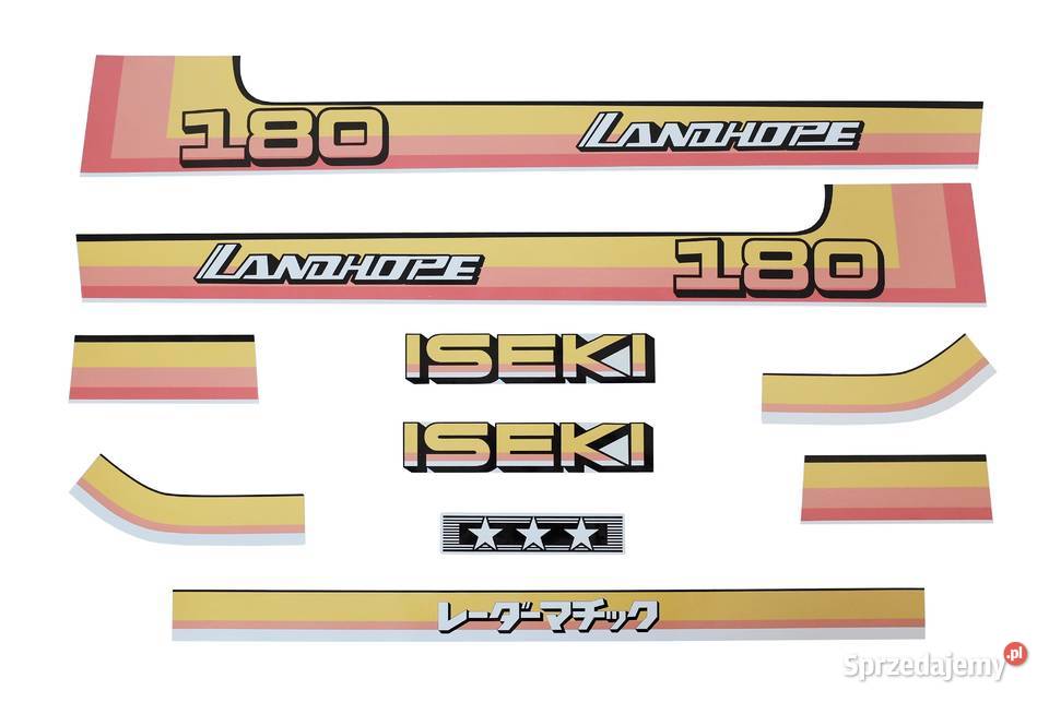 Naklejki Iseki TU180 Landhope Tajęcina sprzedam