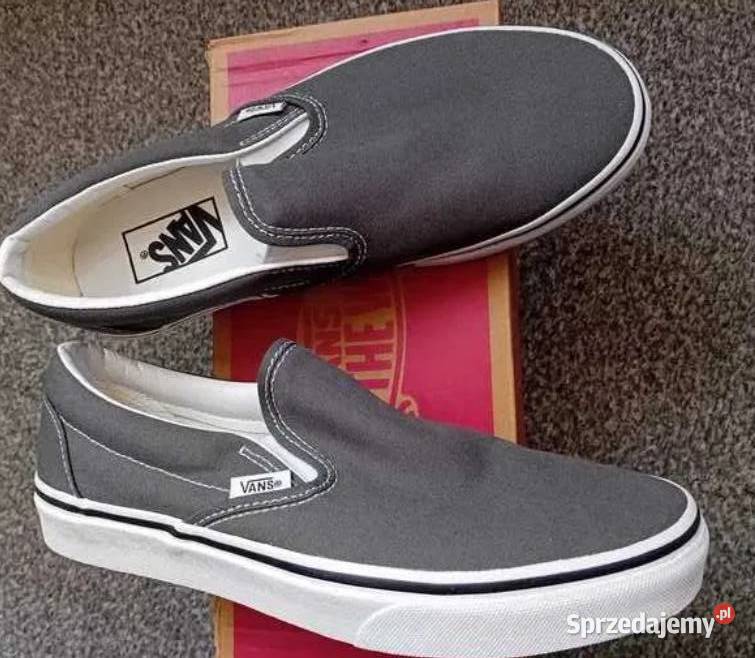 Nowe trampki VANS Classic SlipOn Charcoal Malbork sprzedam