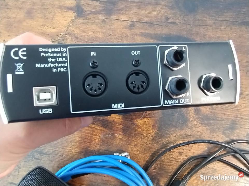 Presonus audiobox interfejs audio mikrofon Elektronika Rybnik