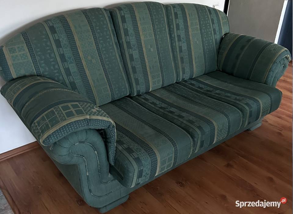 Komplet wypoczynkowy-kanapa i dwa fotele