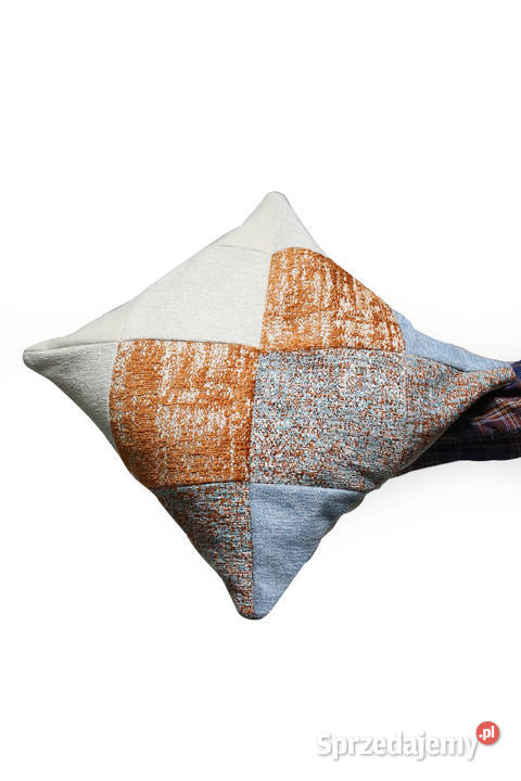 Poduszkę Dekoracyjną Patchwork Żakardowa Stylowa Kazimierz Biskupi sprzedam