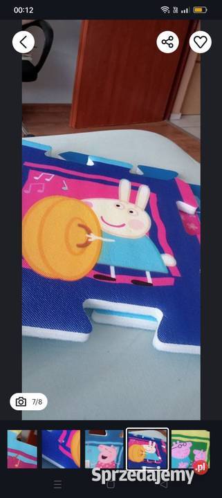 Puzzle piankowe świnka Peppa Kowalec