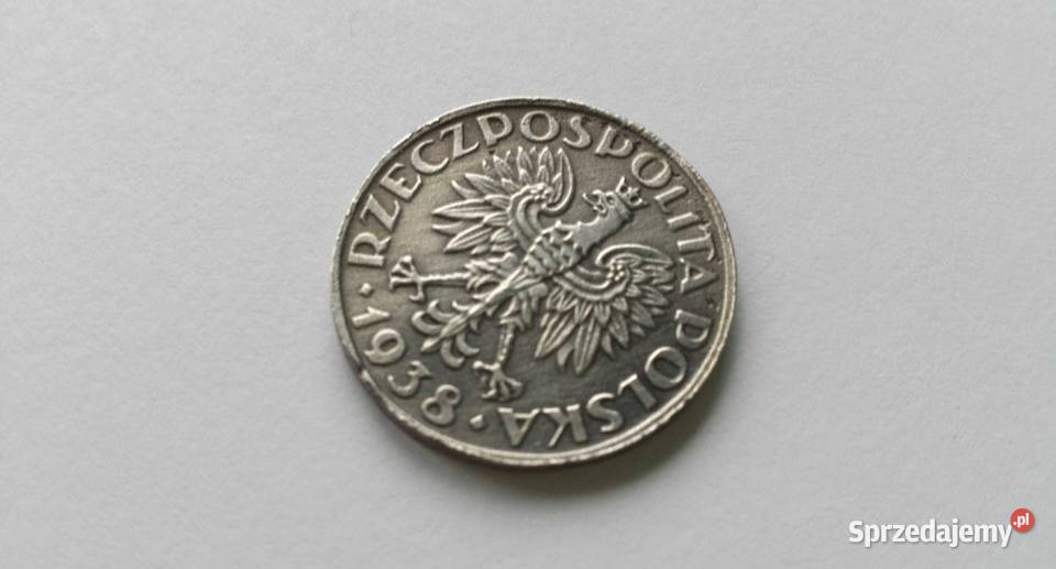 Moneta 50 groszy 1938 bez wieńca PRÓBA RZADKOŚĆ mazowieckie
