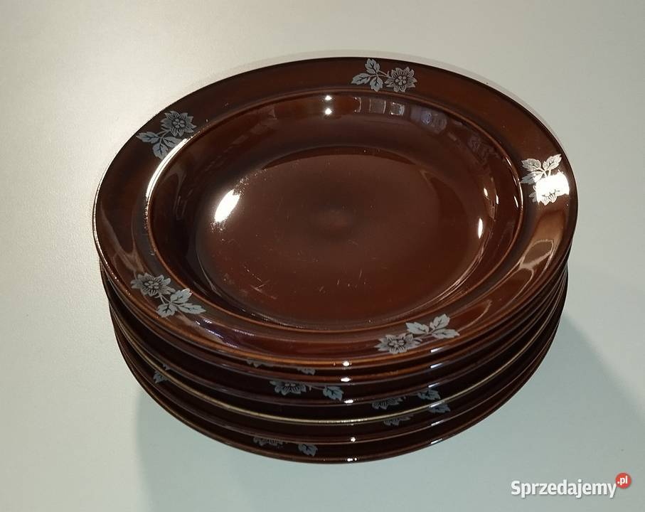 Talerze głębokie z porcelitu ZPS Pruszków Warszawa