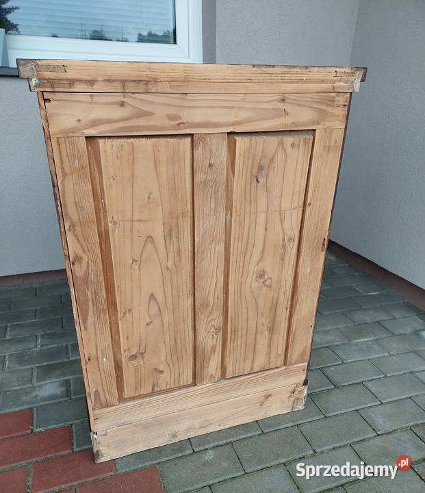 Stara komoda cylindryczna szafka z szufladą Antyki Tczew