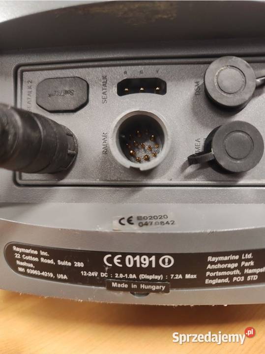 Nawigacja morska ploter map raymarine c80 zachodniopomorskie