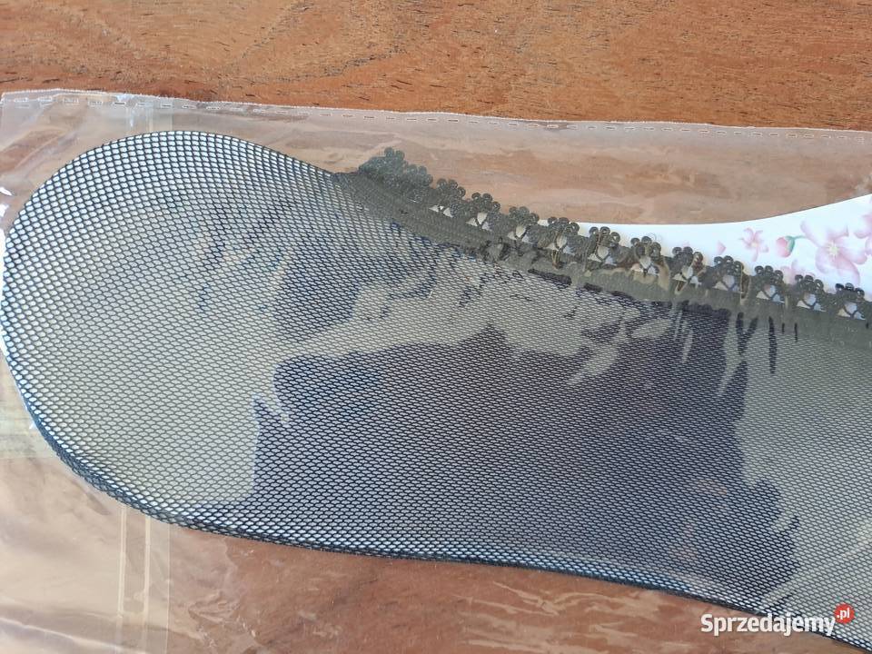 2x Skarpetki Stopki siateczkowe damskie czarne Warszawa