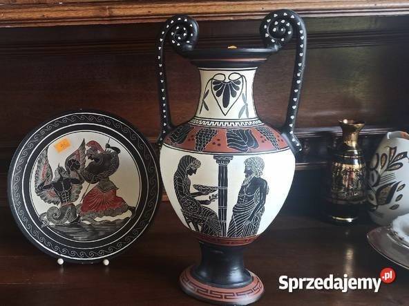 Patera Dekoracja grecka ręcznie zdobiona Gdańsk sprzedam