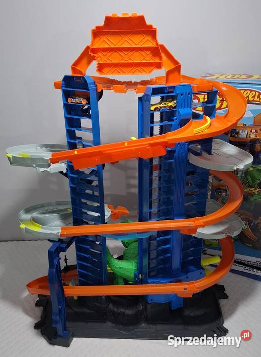 Hot Wheels Mega Garaż TRexa Zabawka Czeladź