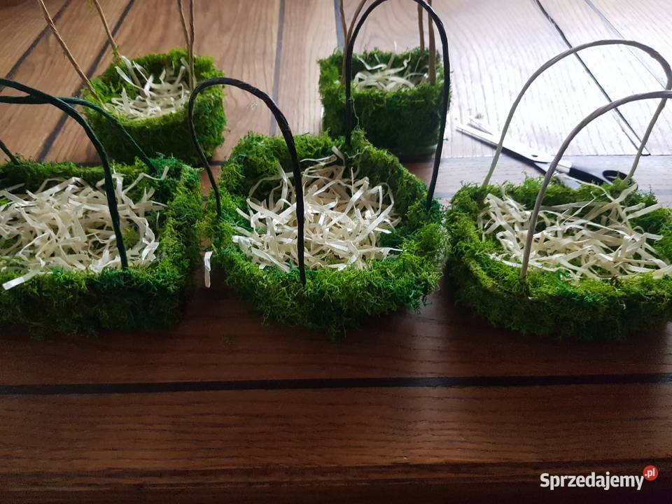 Koszyczki wielkanocnestroiki Łapy