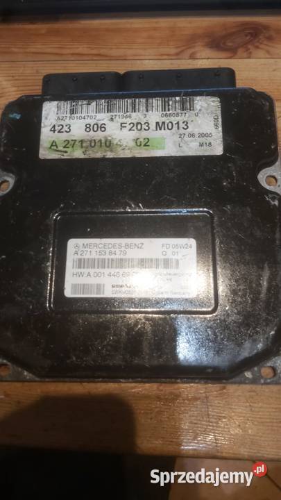 Komputer silnika MERCEDES A2710104502 Układ elektryczny
