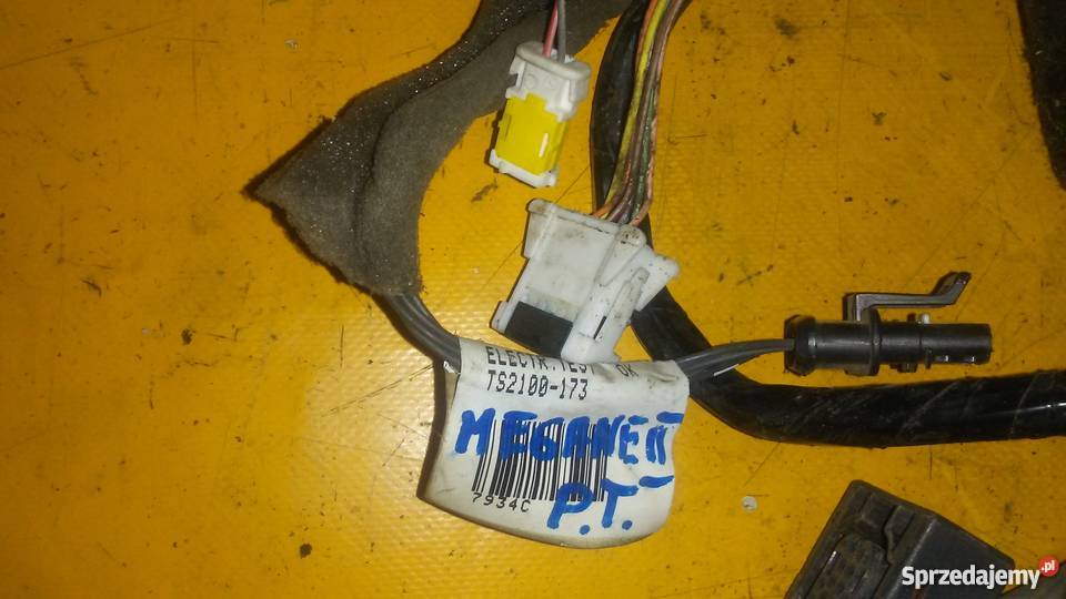 wiązka ele drzwi tył prawa Renault megane 2 Piotrków Trybunalski sprzedam