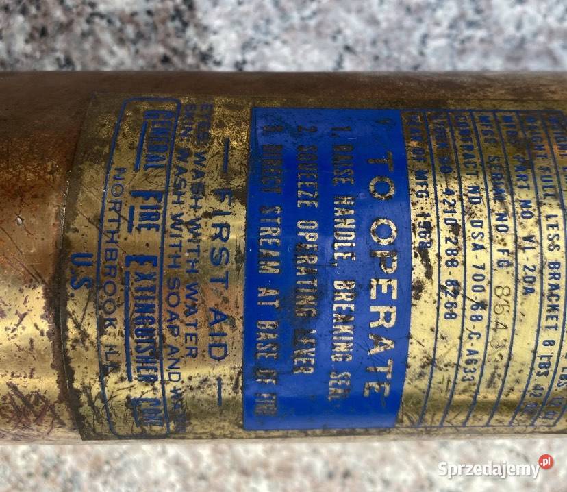 Retro gasnica samolotowa USA Aircraft lata 70 Bolesławiec sprzedam