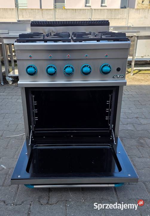 Kuchnia Gaz 4 Palnikowa Z Piekarnikiem MBM 242kW Gastronomia Nowe Skalmierzyce sprzedam