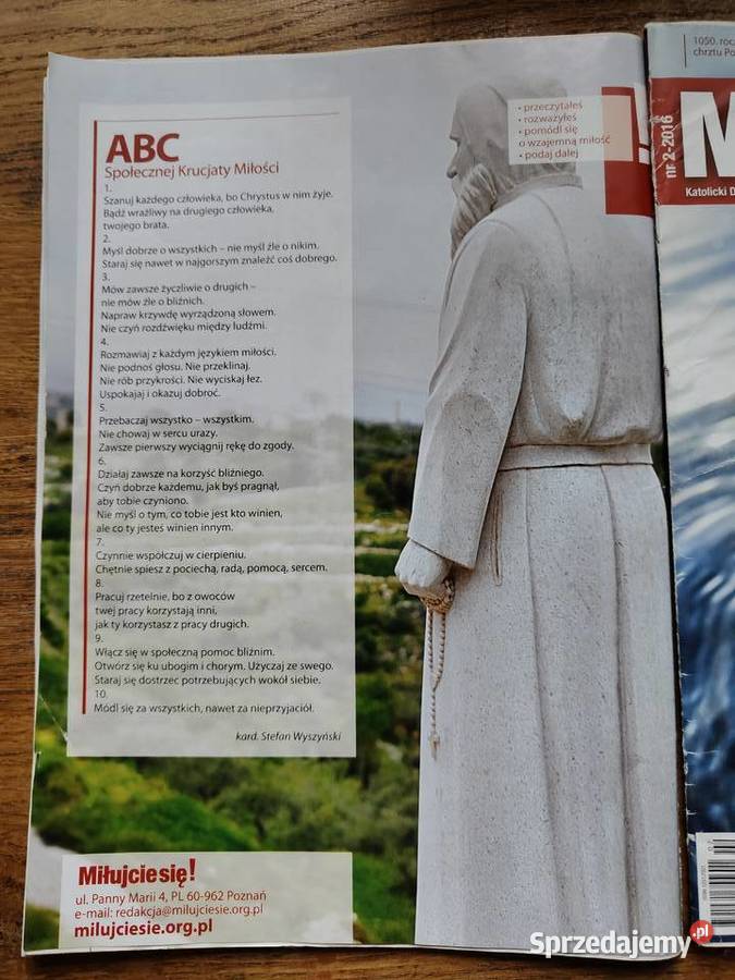 Czasopismo Miłujcie się 2201612017 Kraków