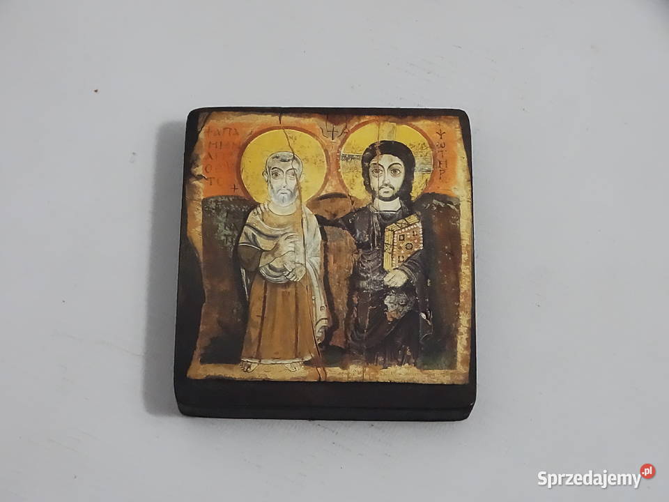Ikona Przyjaźni Chrystus I Menas Kopia Na Biłgoraj