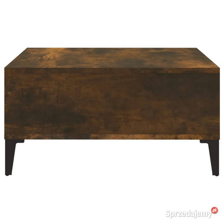 Stolik kawowy opalany dąb 60x60x30 materiał Warszawa