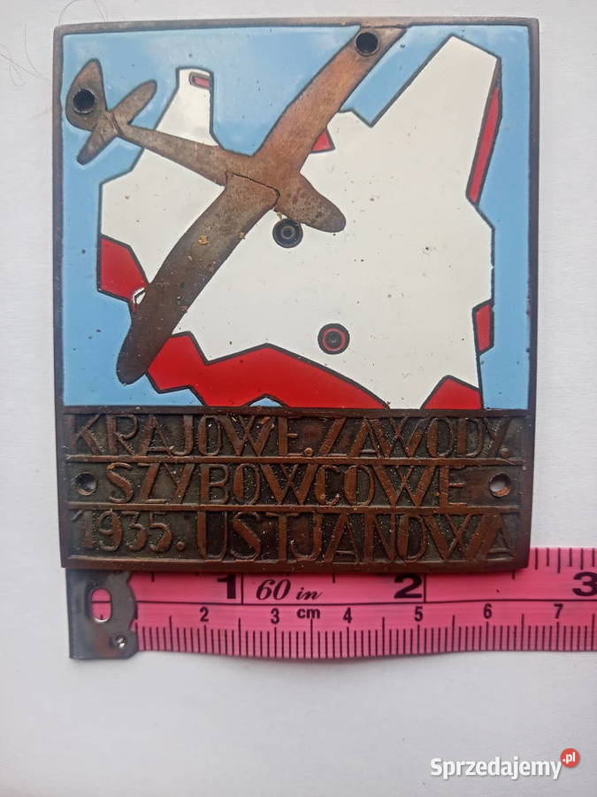 Plakieta Krajowe Zawody Szybowcowe 1935 Pozostałe Gliwice