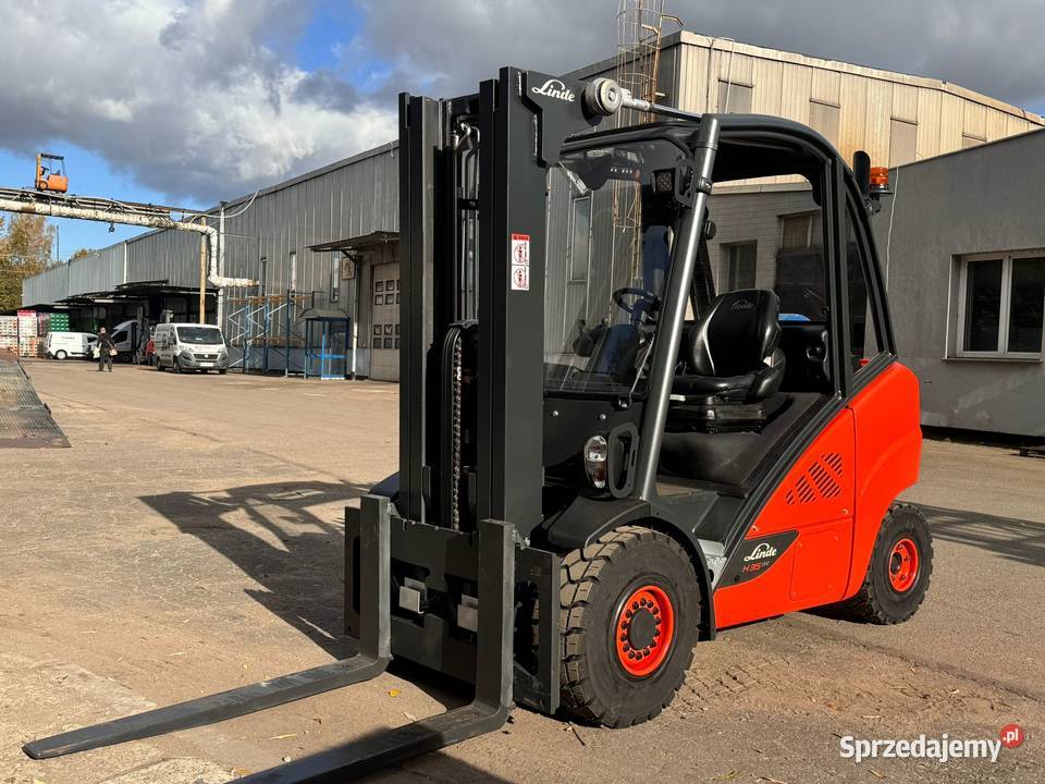 Linde H35 wózek widłowy używany 35 t Triplex Gdynia