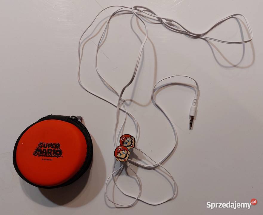 Słuchawki przewodowe douszne Super Mario dzieci Łódź