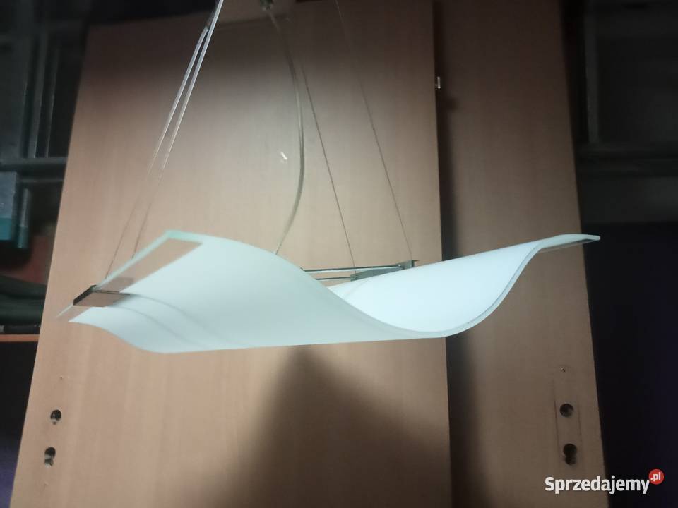 Lampa wisząca szklana Zabrze