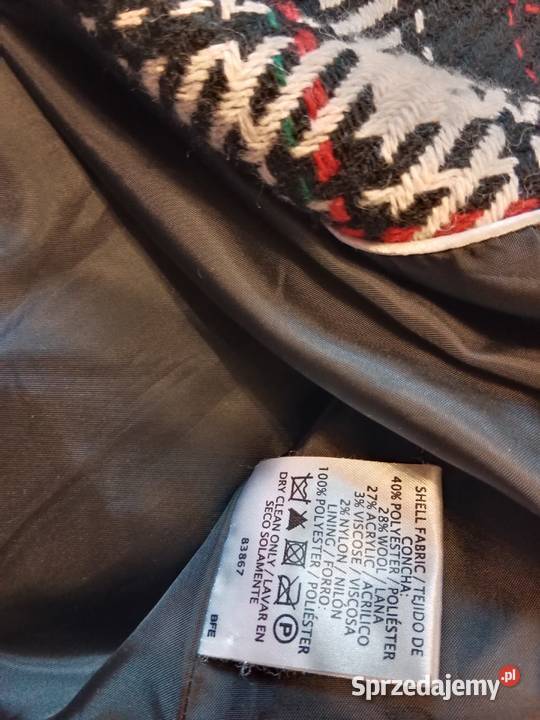 płaszcz kratka Odzież damska Poznań