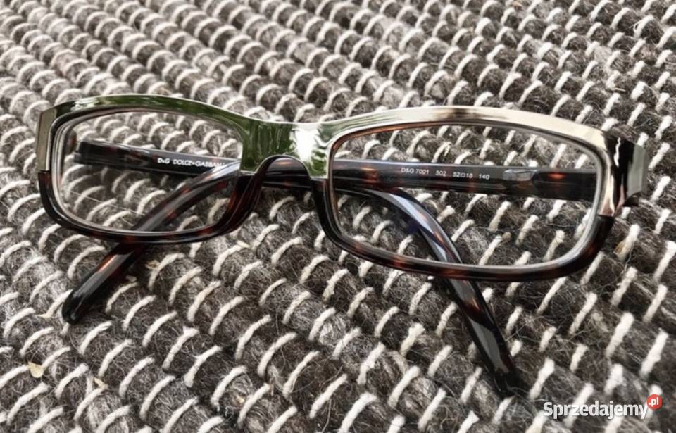 Oprawki optyczne DolceGabbana szylkret i metal Warszawa
