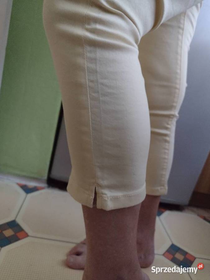 38M Firmowe żółte rybaczki z LondynuspodnieNOWE żółty/złoty Spodnie Kraków