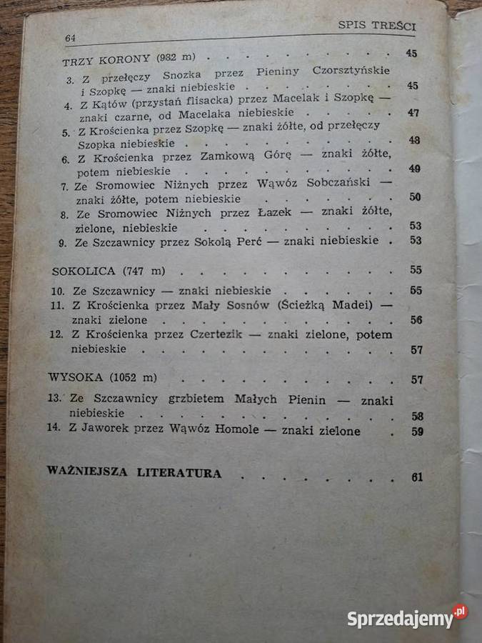 Szlaki Pienin Z Kresek miękka Kraków sprzedam