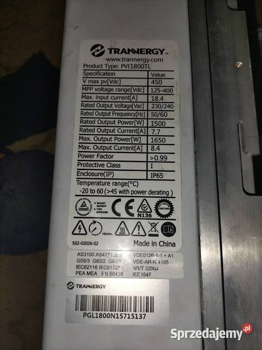 Falownik jednofazowy Bydgoszcz sprzedam